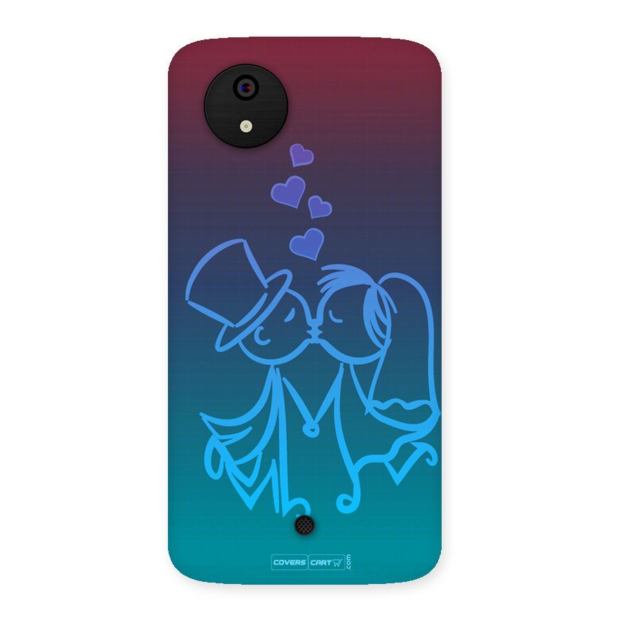 Cute Love Back Case for Micromax Canvas A1