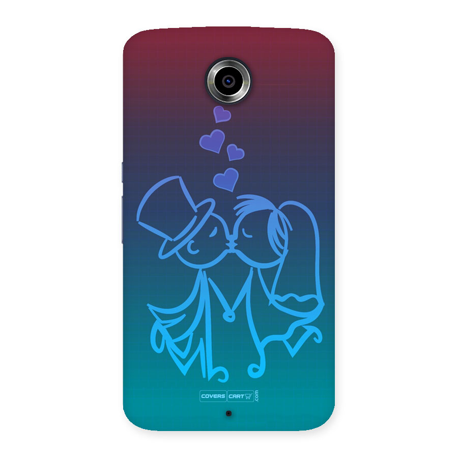 Cute Love Back Case for Nexus 6