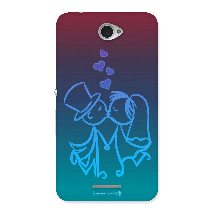 Cute Love Back Case for Sony Xperia E4