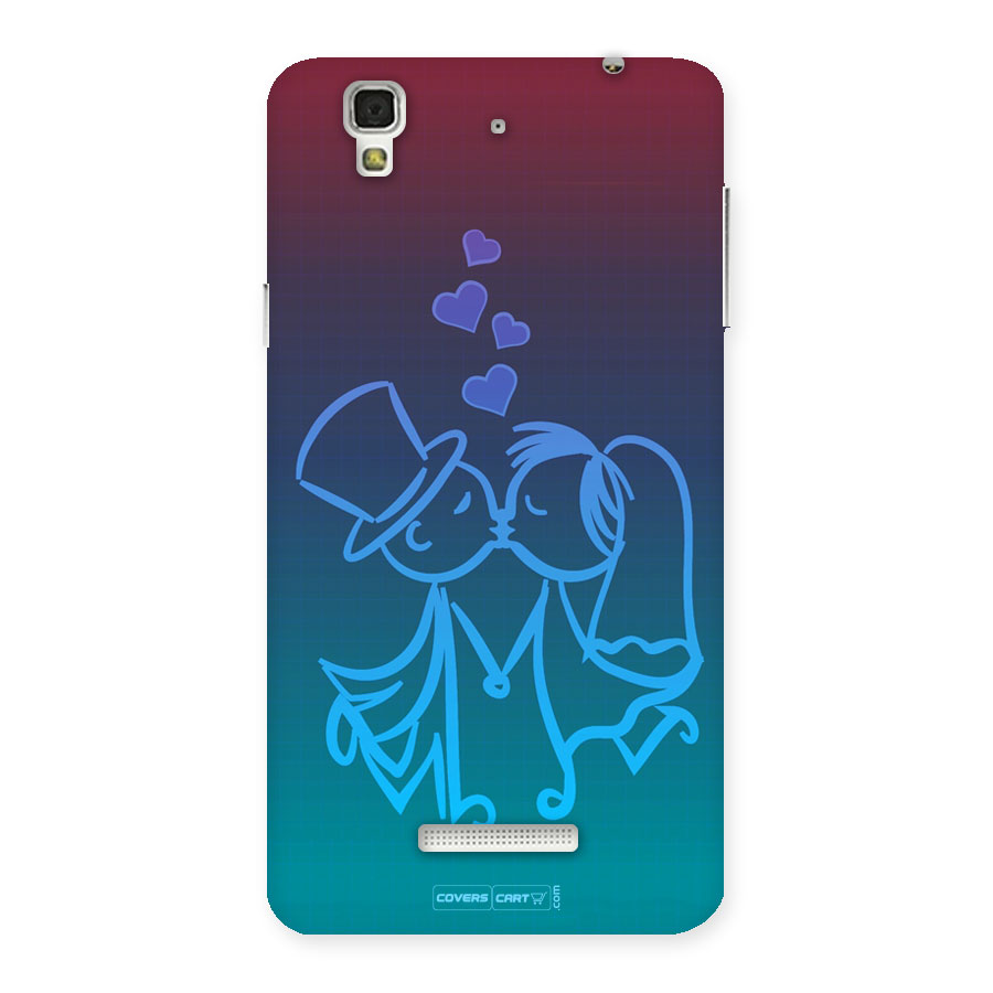 Cute Love Back Case for Yu Yureka
