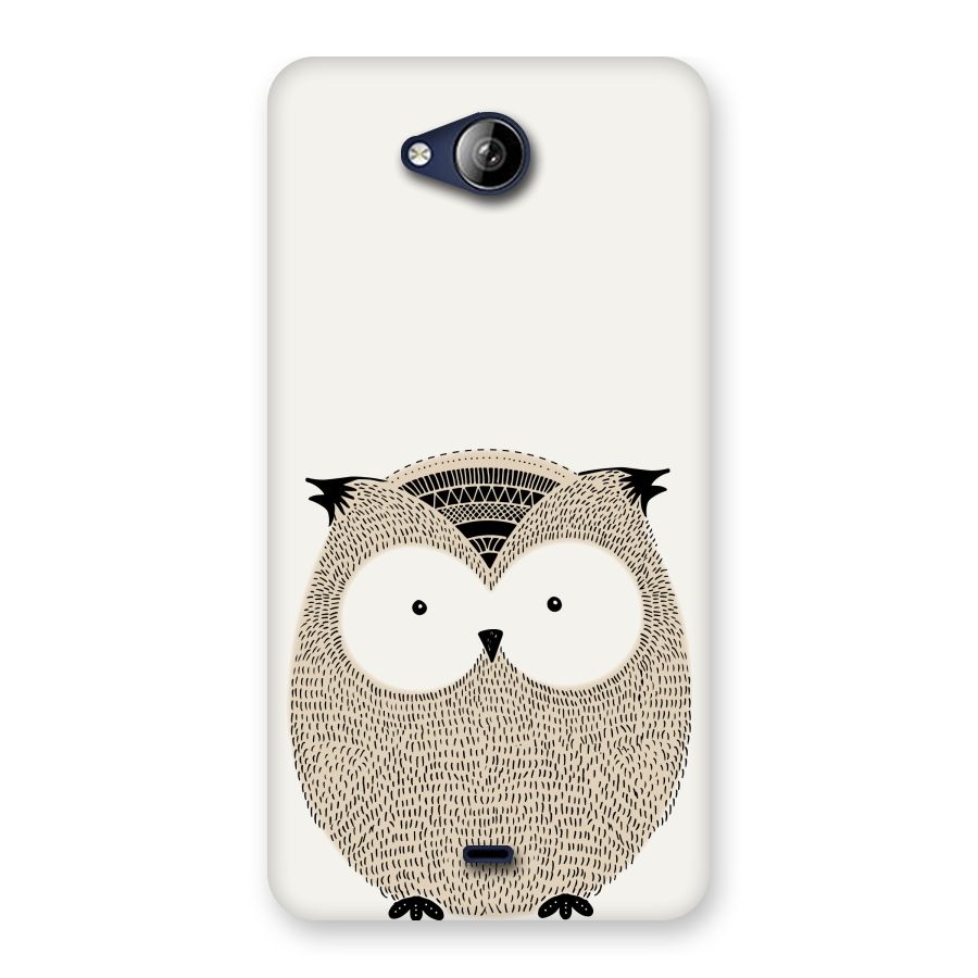Cute Owl Back Case for Canvas Play Q355