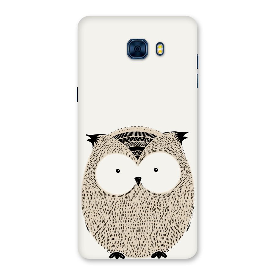 Cute Owl Back Case for Galaxy C7 Pro