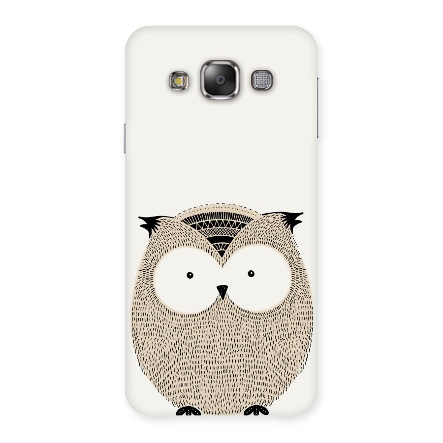 Cute Owl Back Case for Galaxy E7
