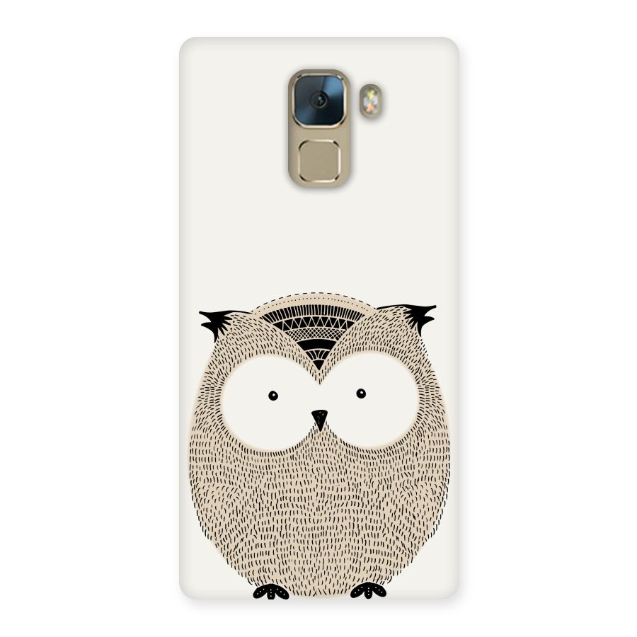 Cute Owl Back Case for Huawei Honor 7