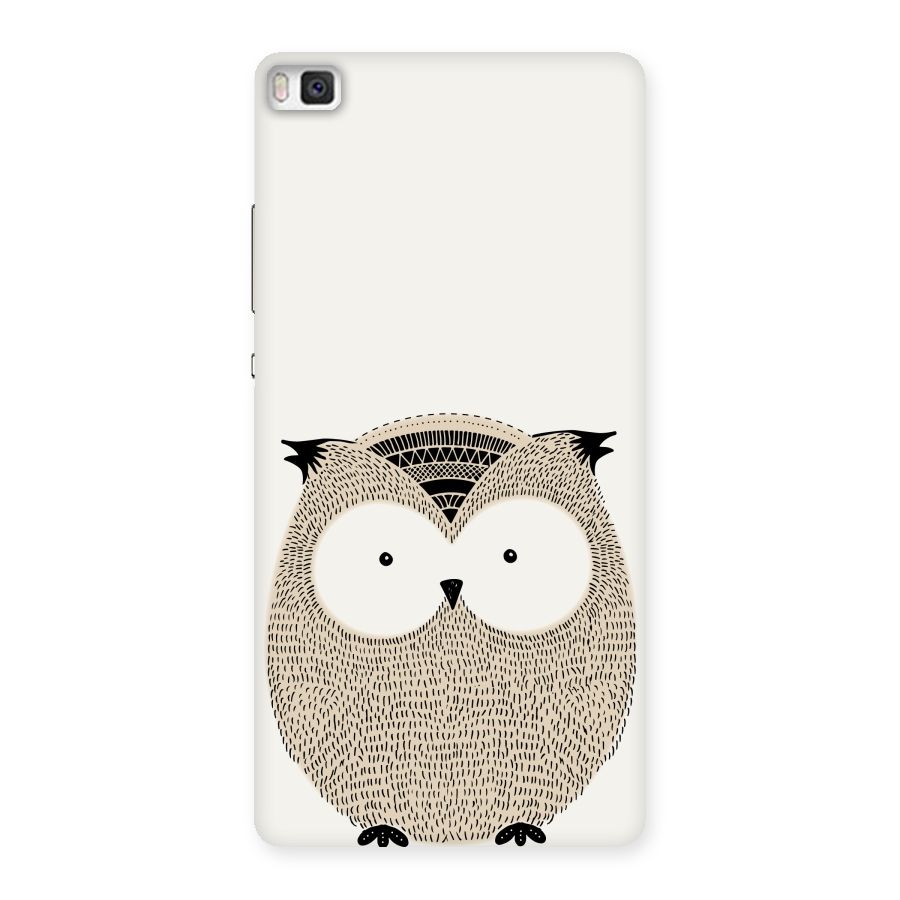 Cute Owl Back Case for Huawei P8