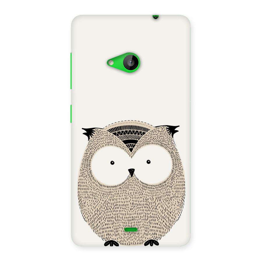 Cute Owl Back Case for Lumia 535