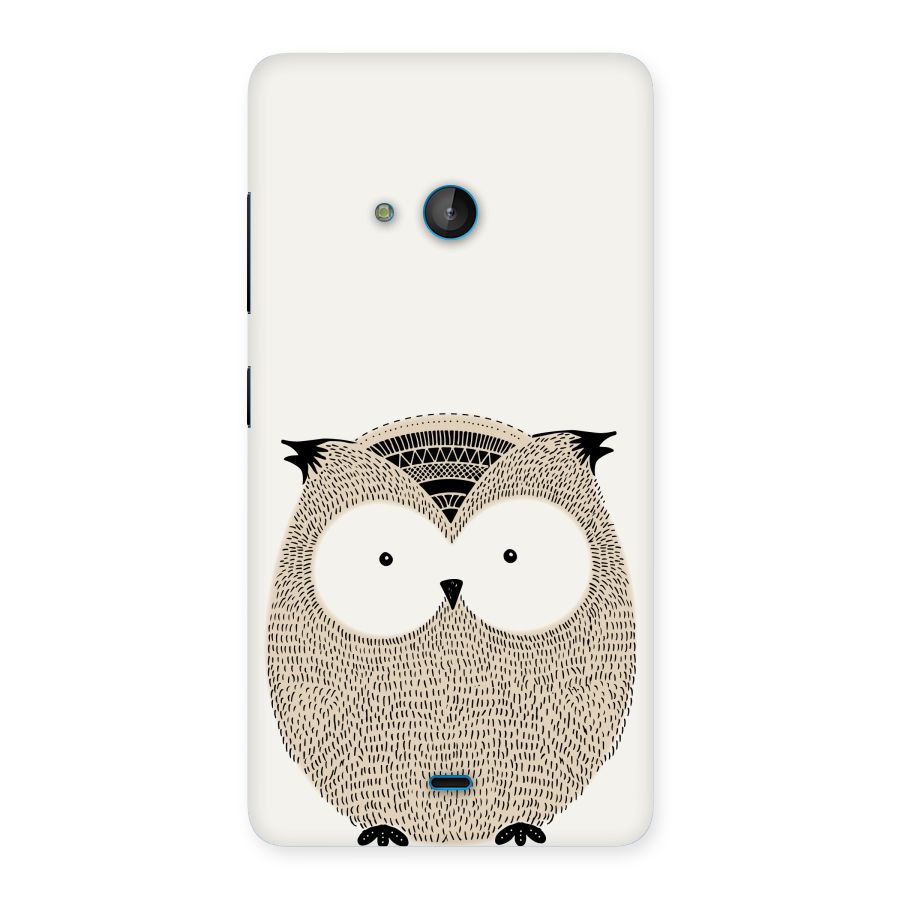 Cute Owl Back Case for Lumia 540
