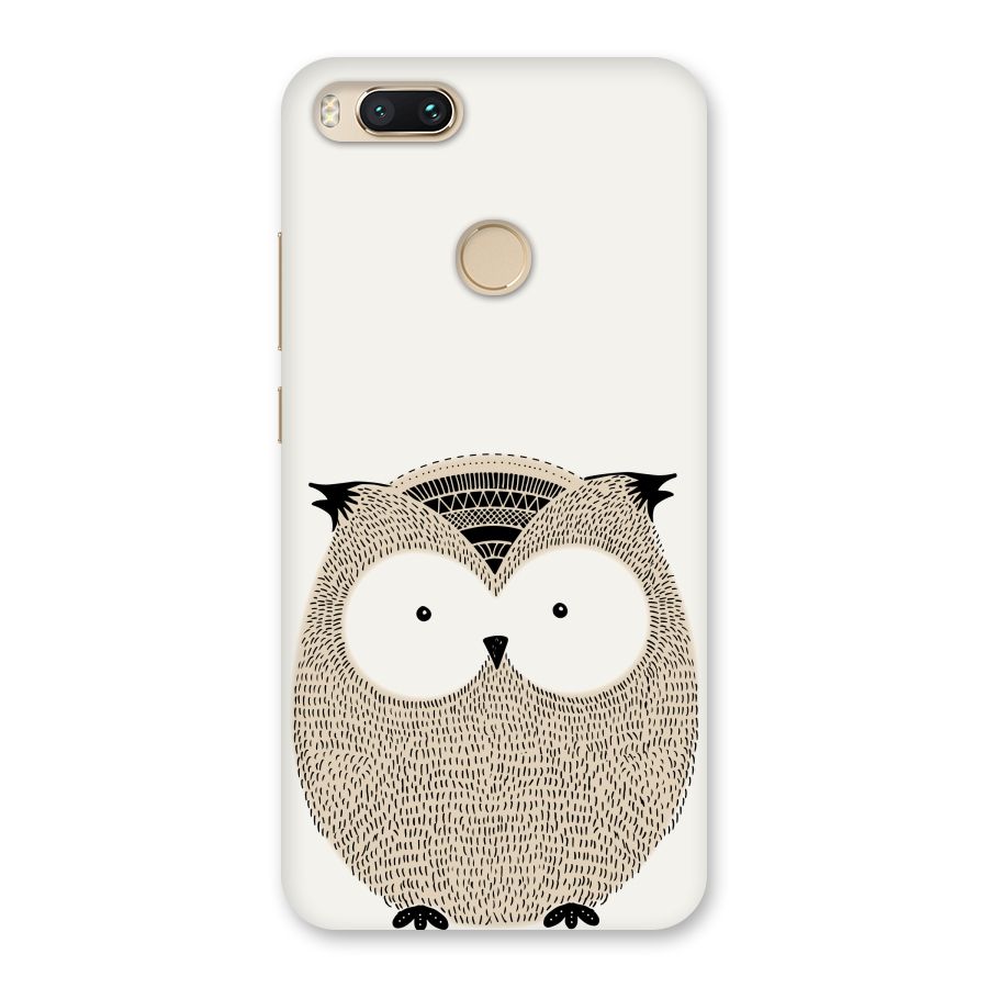 Cute Owl Back Case for Mi A1