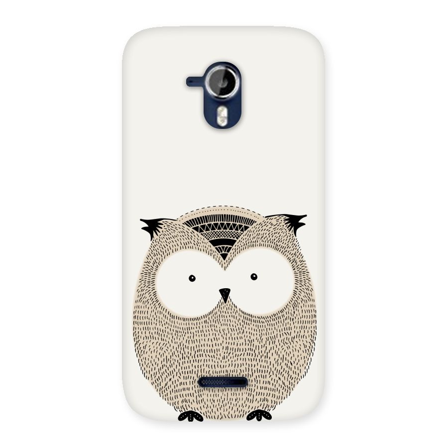 Cute Owl Back Case for Micromax Canvas Magnus A117