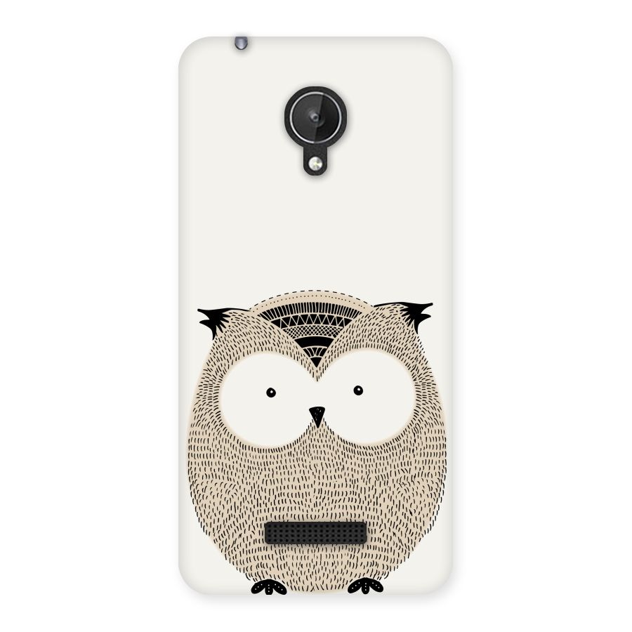 Cute Owl Back Case for Micromax Canvas Spark Q380