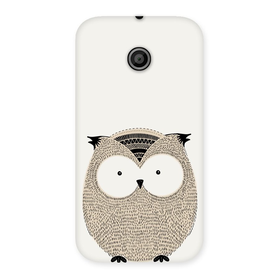 Cute Owl Back Case for Moto E