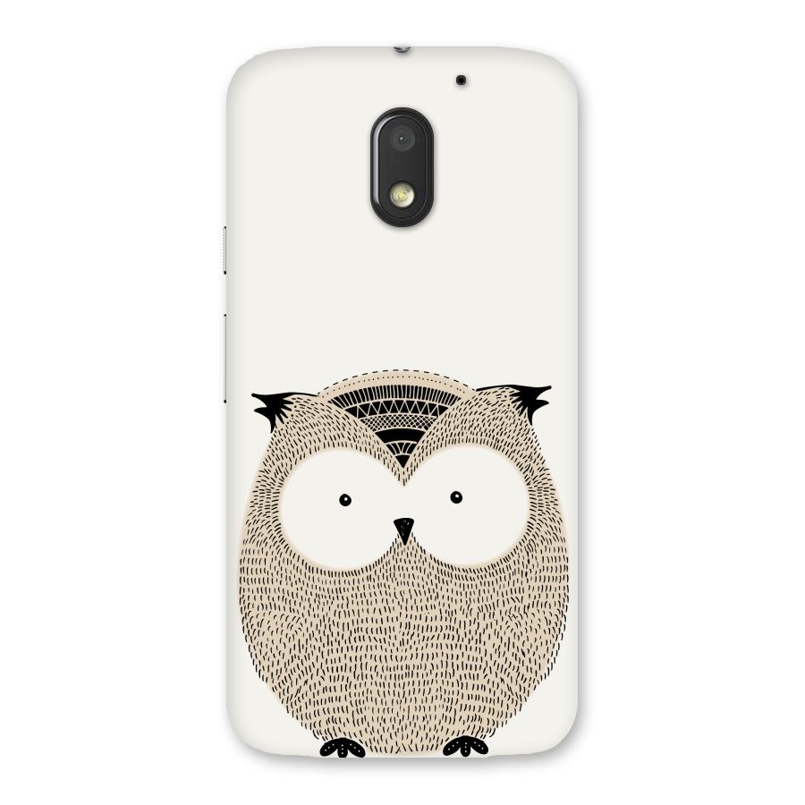 Cute Owl Back Case for Moto E3 Power