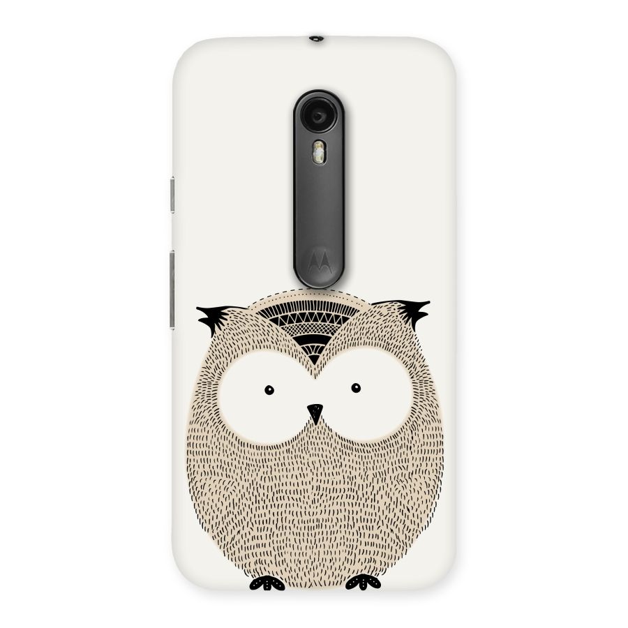 Cute Owl Back Case for Moto G Turbo