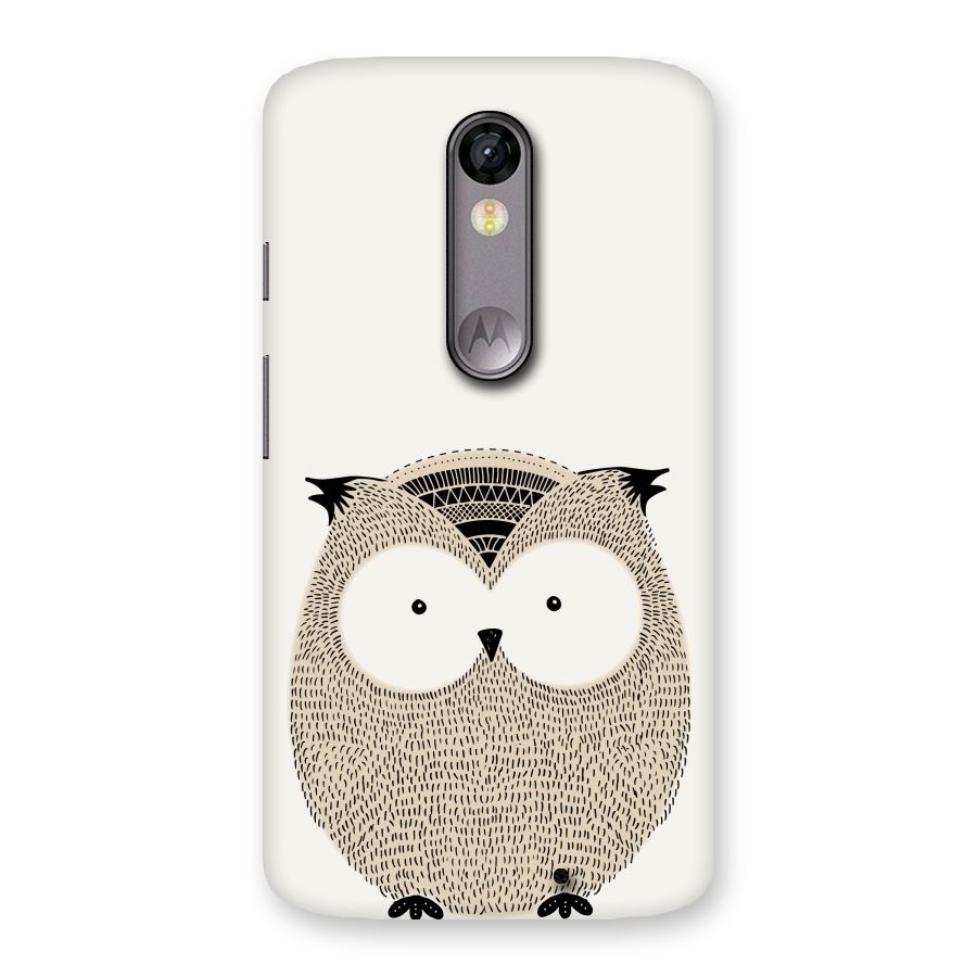 Cute Owl Back Case for Moto X Force