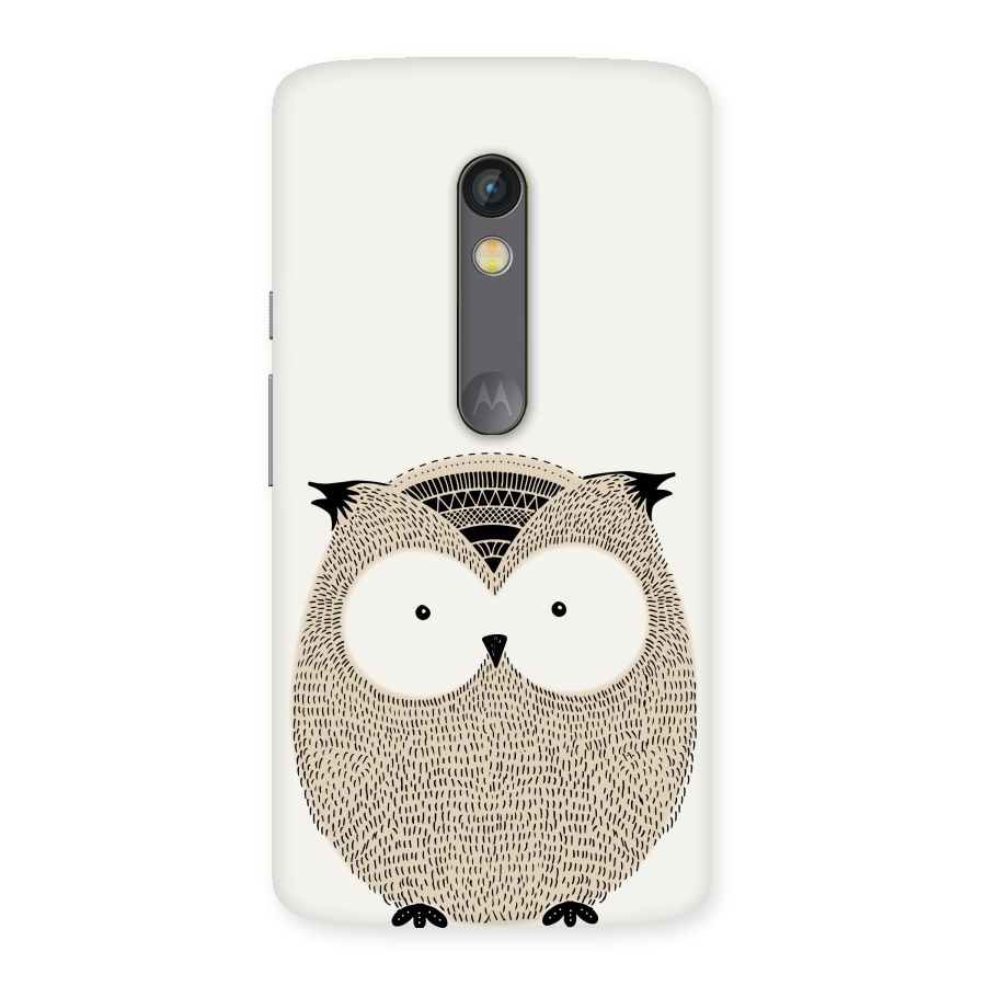 Cute Owl Back Case for Moto X Play