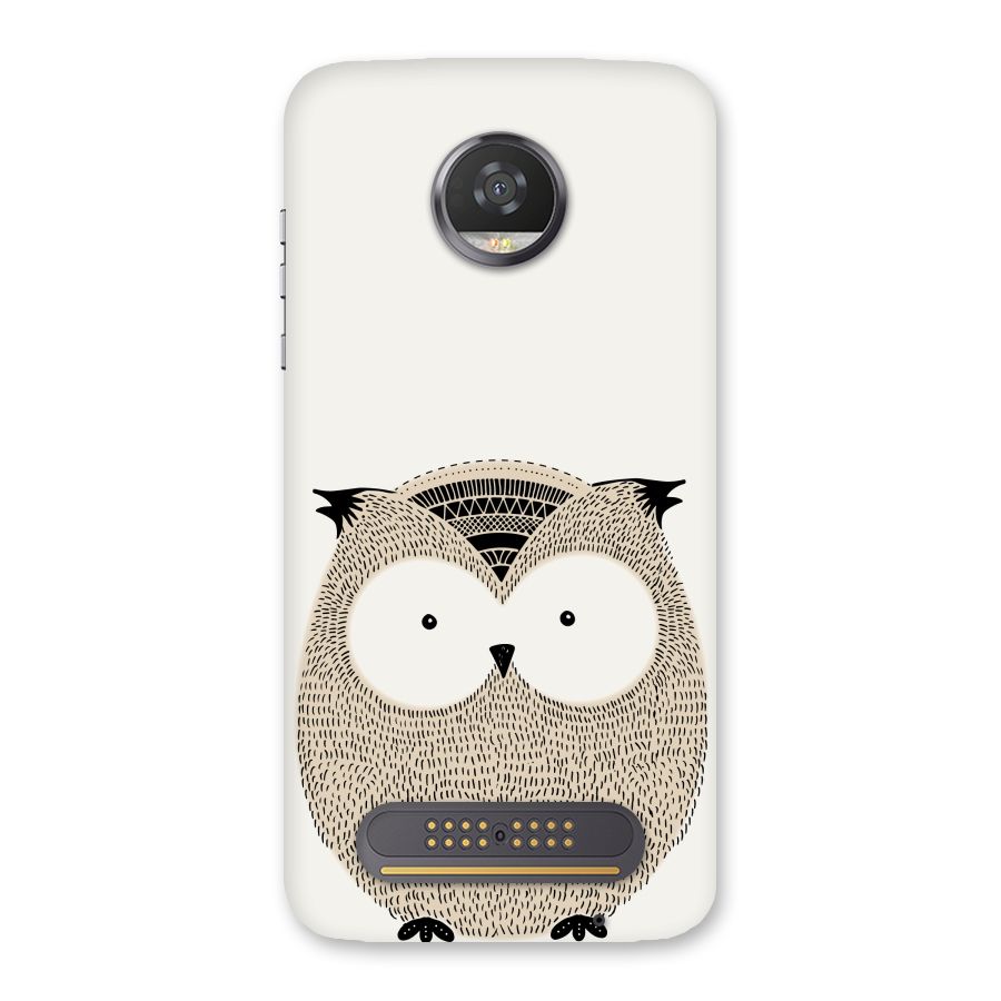 Cute Owl Back Case for Moto Z2 Play