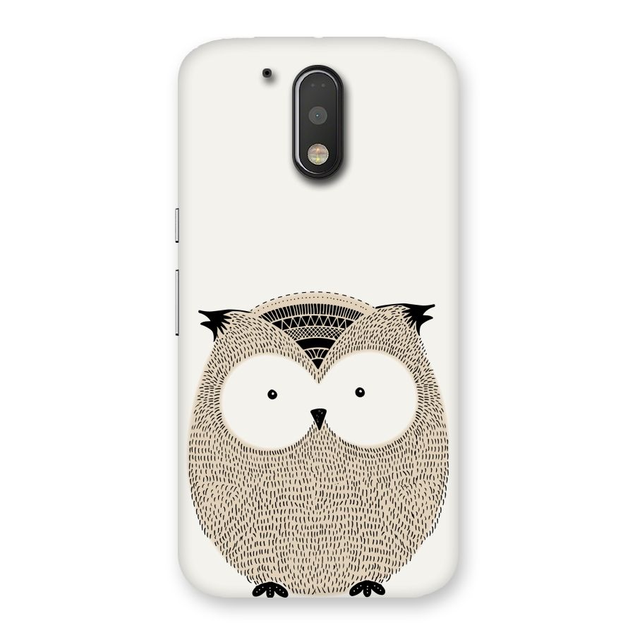 Cute Owl Back Case for Motorola Moto G4