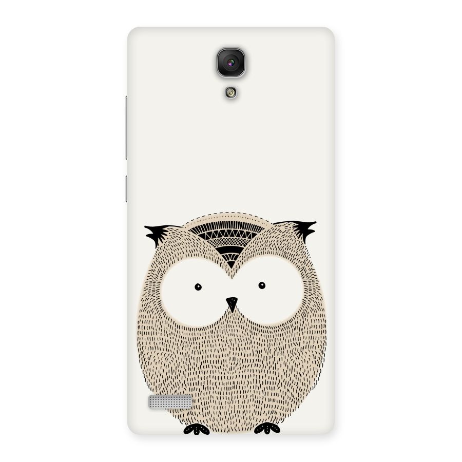 Cute Owl Back Case for Redmi Note