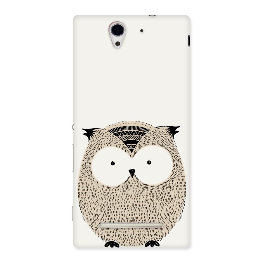 Cute Owl Back Case for Sony Xperia C3
