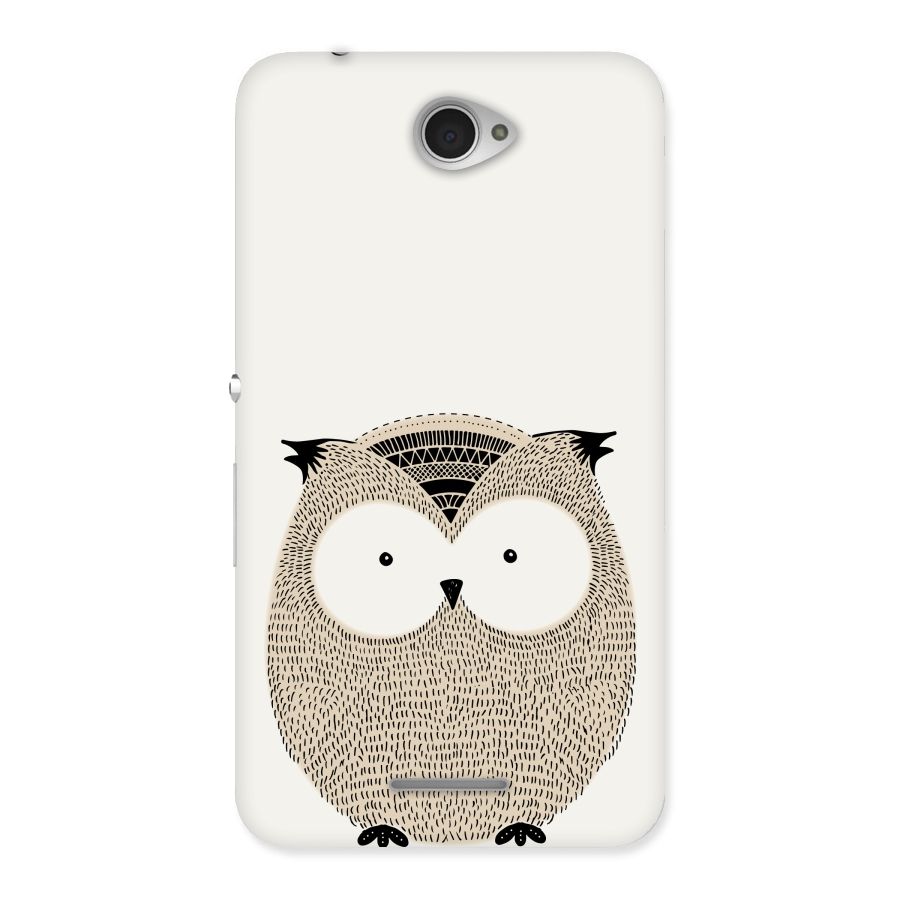 Cute Owl Back Case for Sony Xperia E4