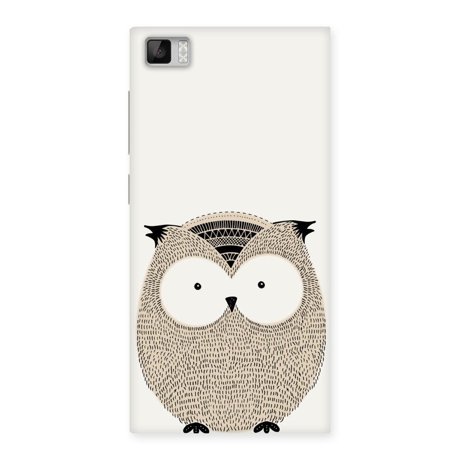 Cute Owl Back Case for Xiaomi Mi3