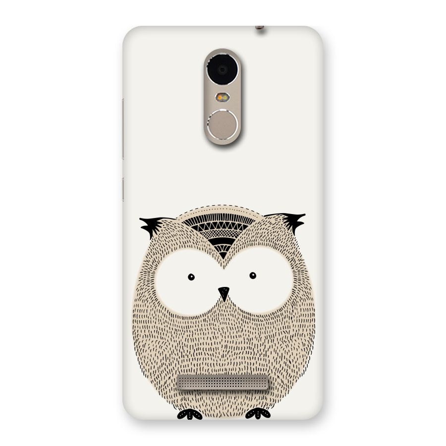 Cute Owl Back Case for Xiaomi Redmi Note 3