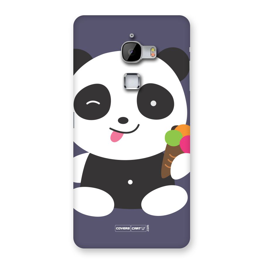 Cute Panda Blue Back Case for LeTV Le Max