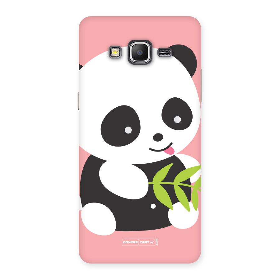Cute Panda Pink Back Case for Galaxy Grand Prime