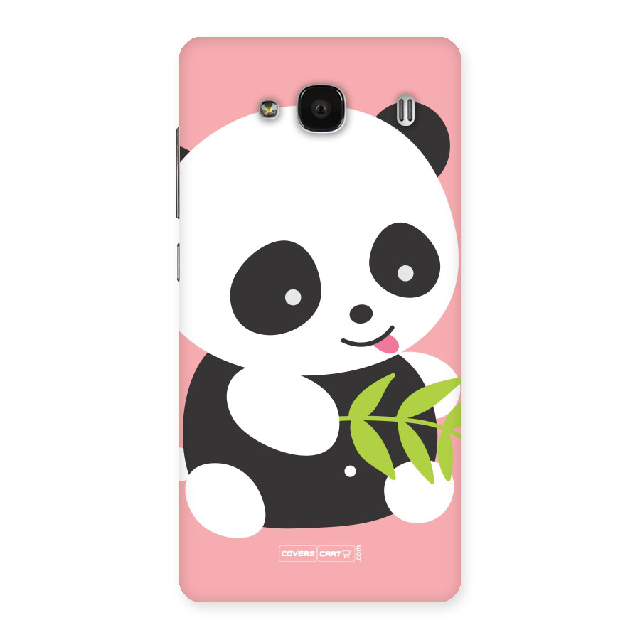 Cute Panda Pink Back Case for Redmi 2