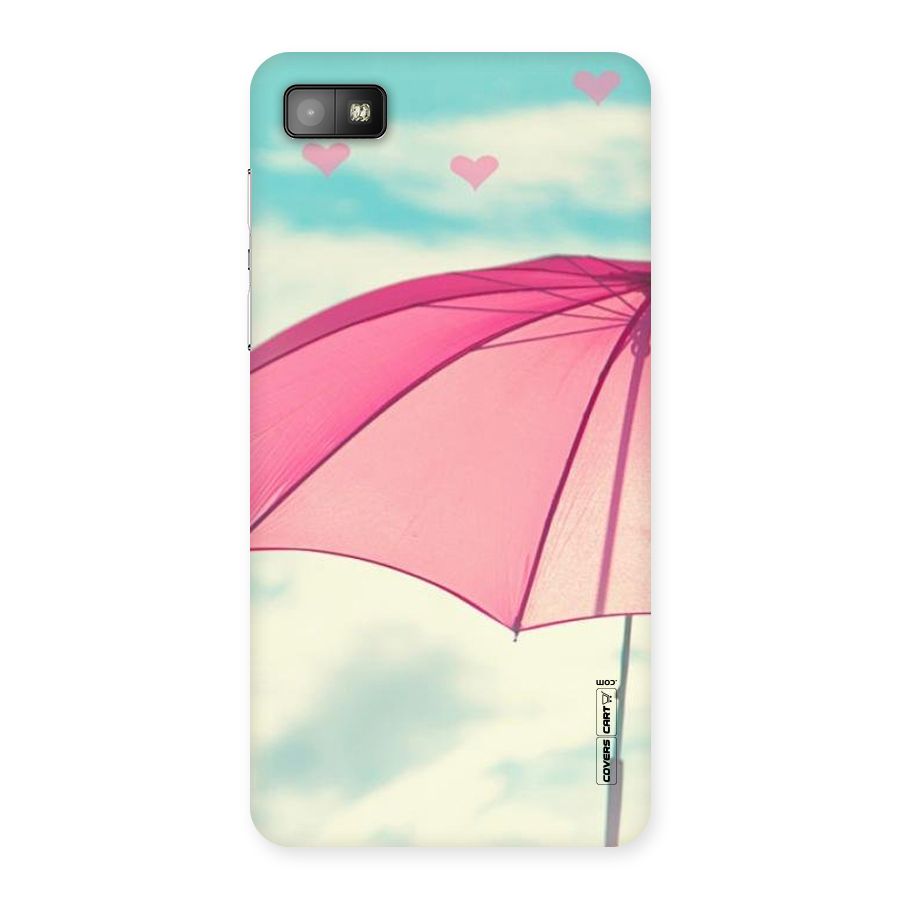 Cute Pink Umbrella Back Case for Blackberry Z10