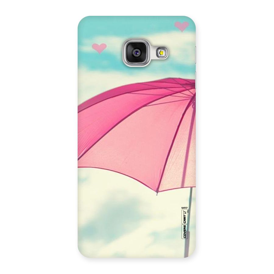 Cute Pink Umbrella Back Case for Galaxy A3 2016