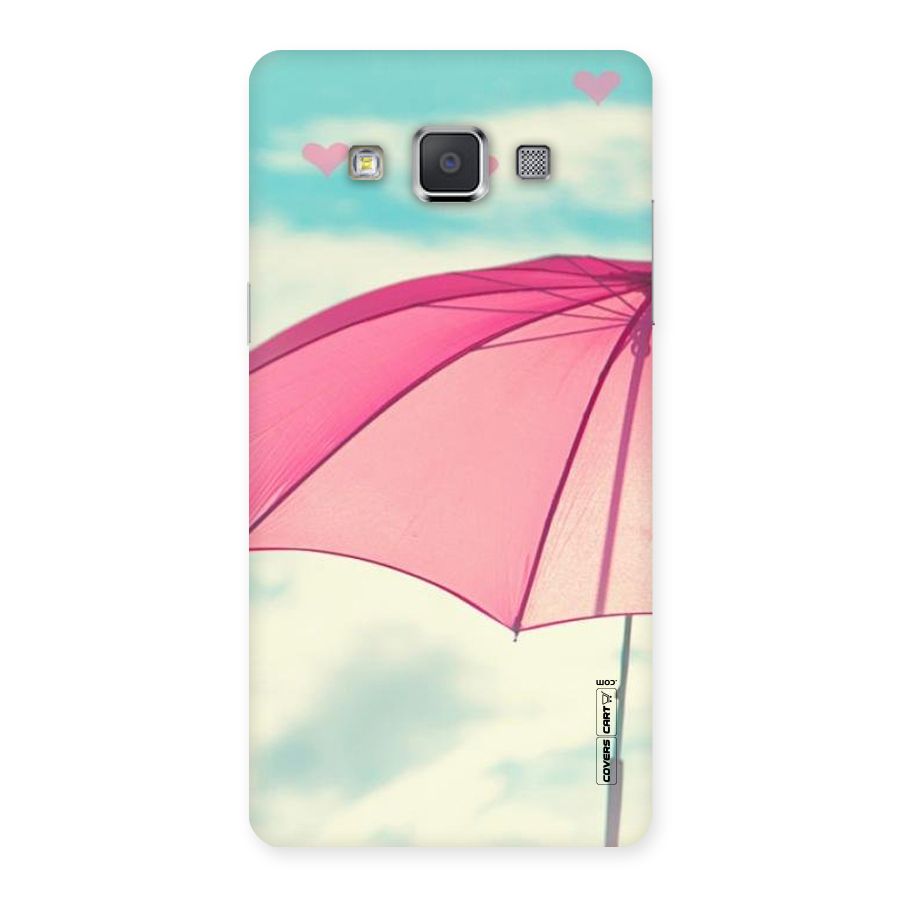Cute Pink Umbrella Back Case for Galaxy Grand 3