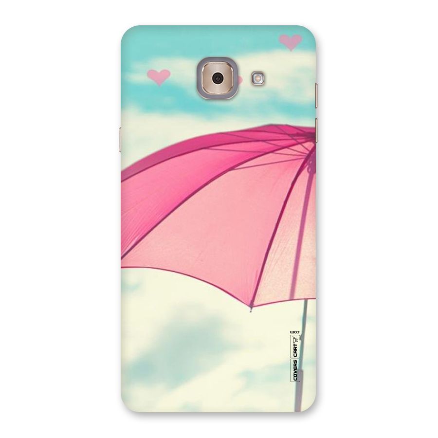 Cute Pink Umbrella Back Case for Galaxy J7 Max