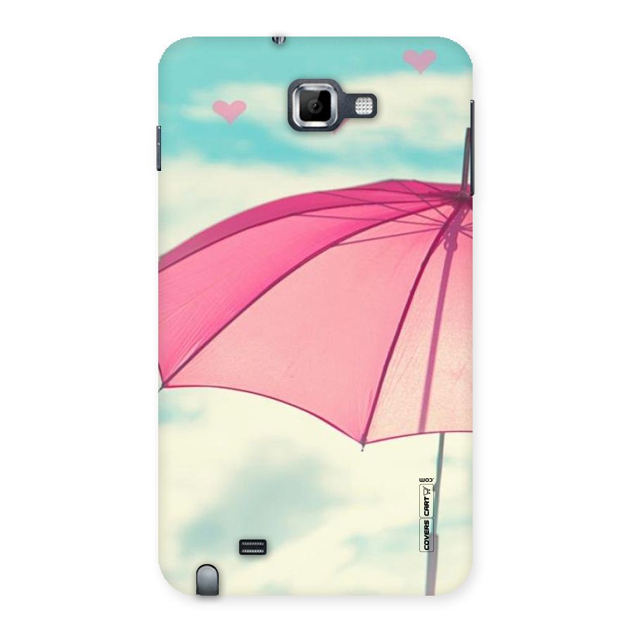 Cute Pink Umbrella Back Case for Galaxy Note
