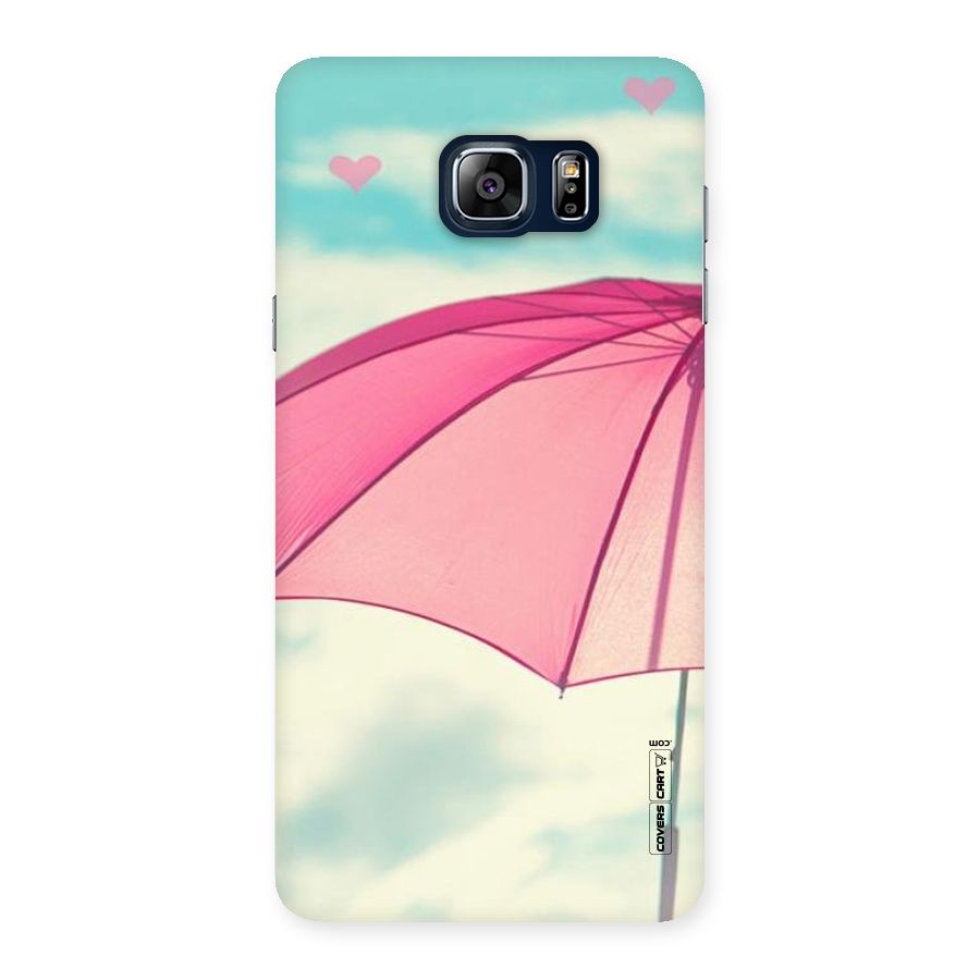 Cute Pink Umbrella Back Case for Galaxy Note 5