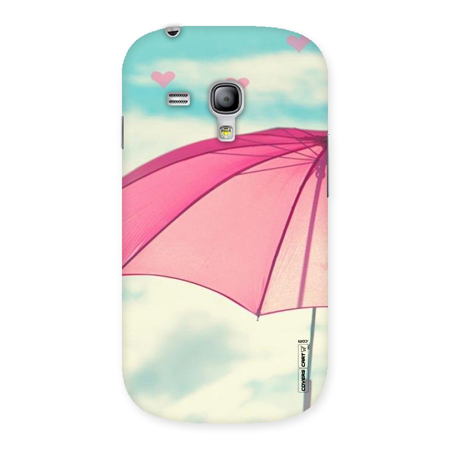 Cute Pink Umbrella Back Case for Galaxy S3 Mini