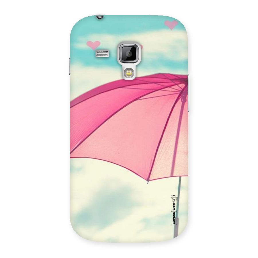 Cute Pink Umbrella Back Case for Galaxy S Duos