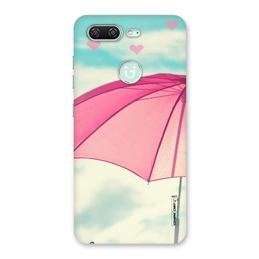 Cute Pink Umbrella Back Case for Gionee S10