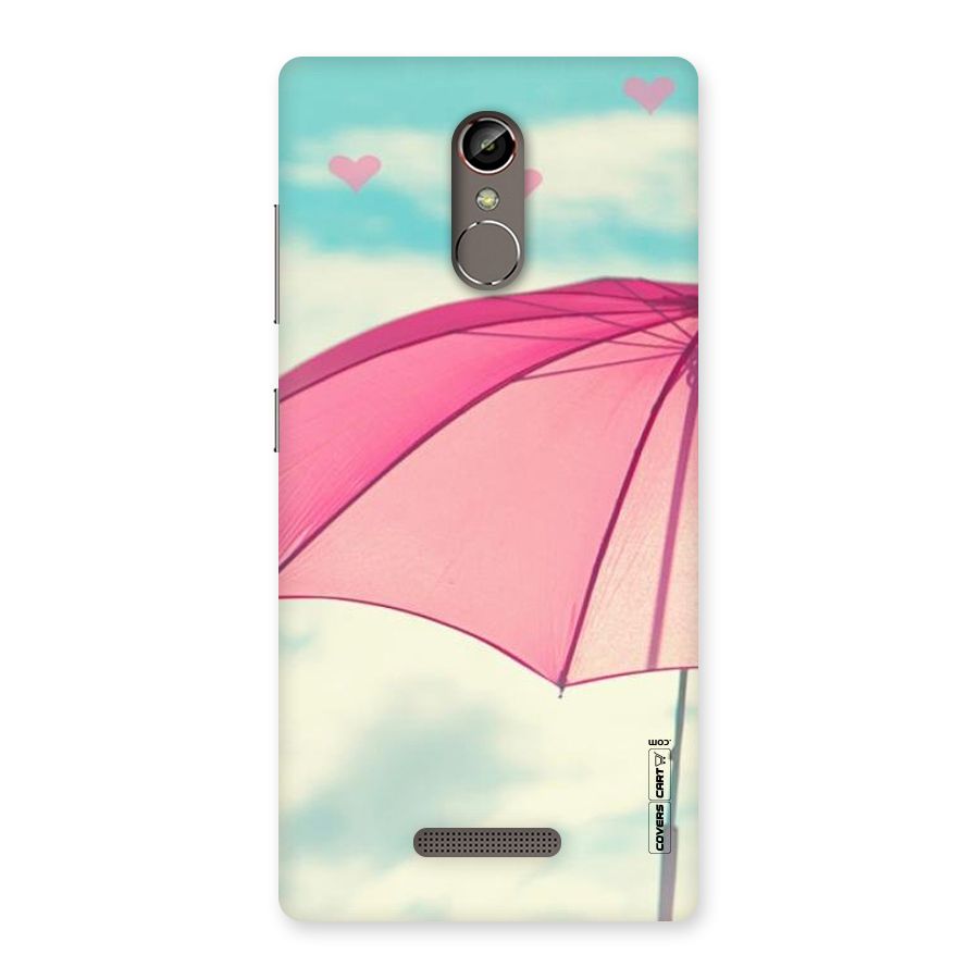 Cute Pink Umbrella Back Case for Gionee S6s