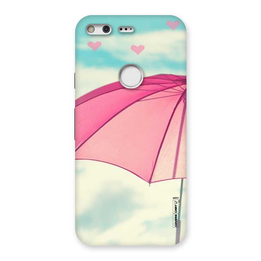 Cute Pink Umbrella Back Case for Google Pixel