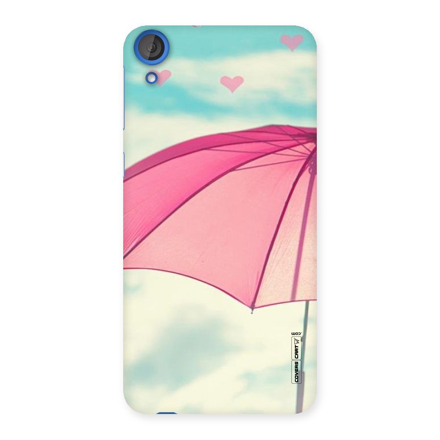 Cute Pink Umbrella Back Case for HTC Desire 820