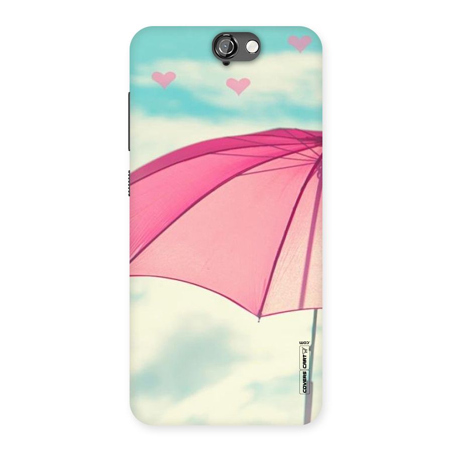 Cute Pink Umbrella Back Case for HTC One A9