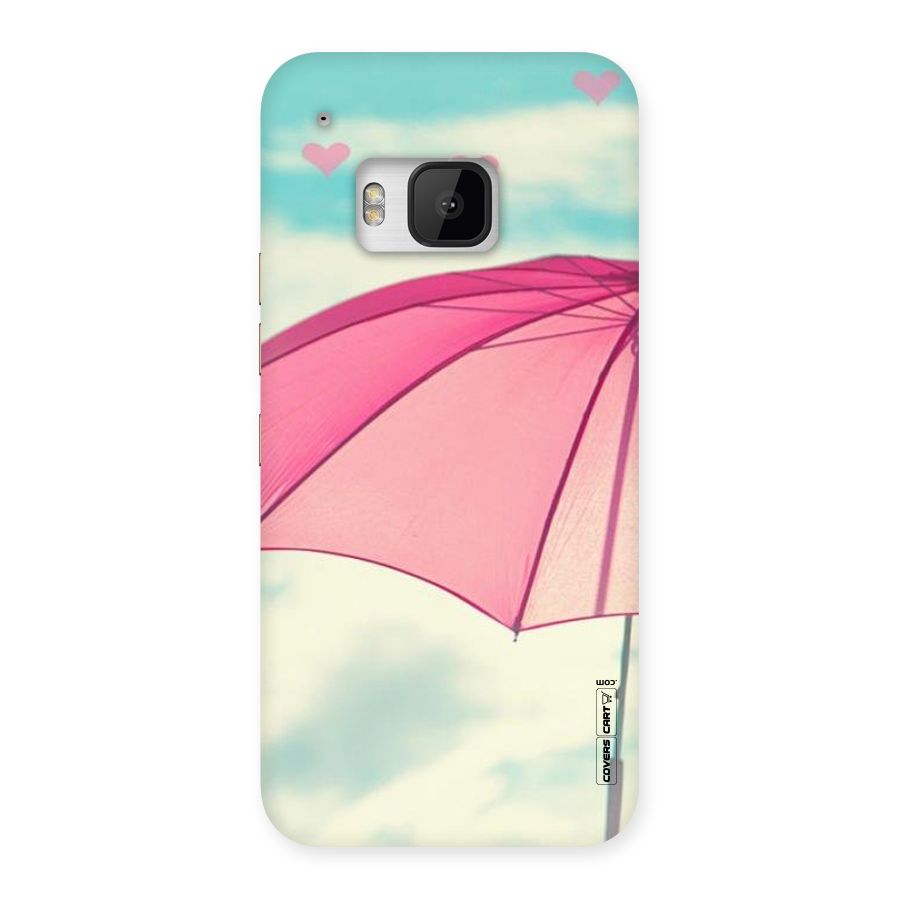 Cute Pink Umbrella Back Case for HTC One M9