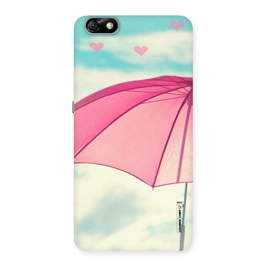 Cute Pink Umbrella Back Case for Honor 4X