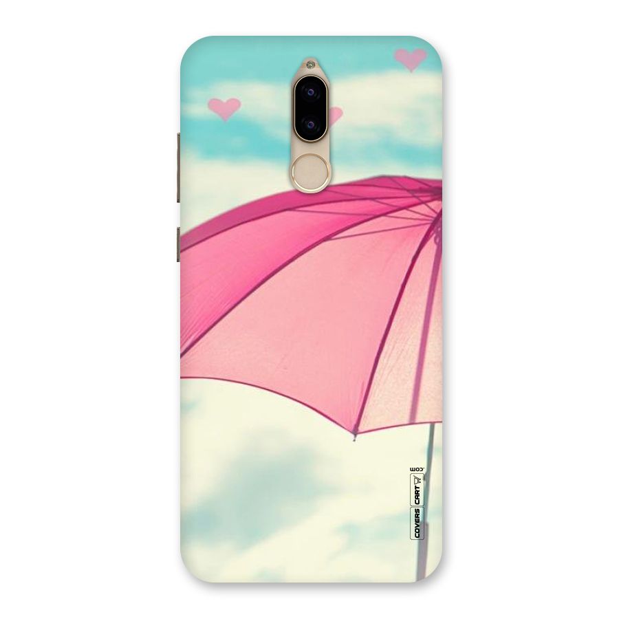 Cute Pink Umbrella Back Case for Honor 9i