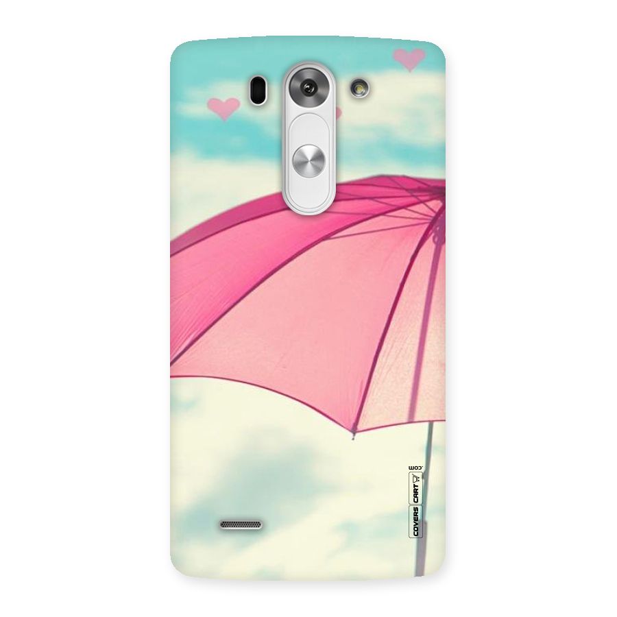 Cute Pink Umbrella Back Case for LG G3 Mini