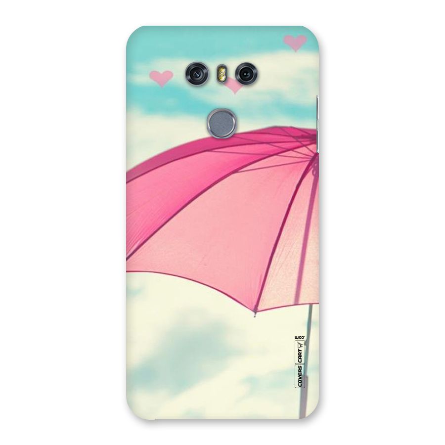 Cute Pink Umbrella Back Case for LG G6