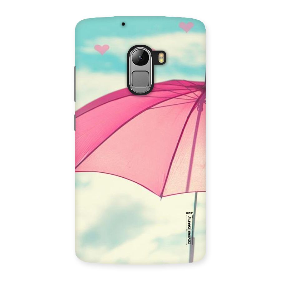 Cute Pink Umbrella Back Case for Lenovo K4 Note