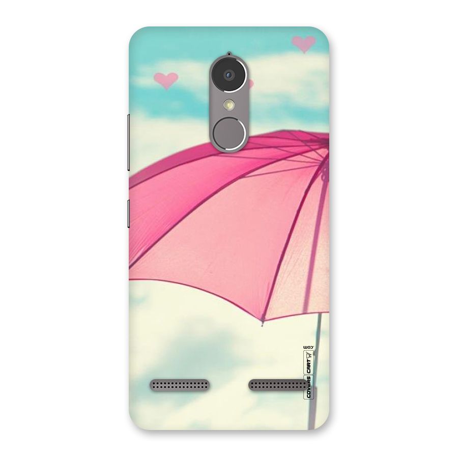 Cute Pink Umbrella Back Case for Lenovo K6