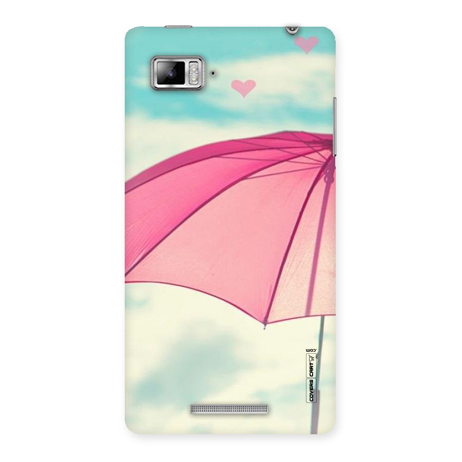 Cute Pink Umbrella Back Case for Lenovo Vibe Z K910